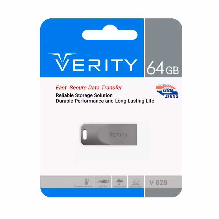 فلش 64 گيگ VERITY مدل USB3.0 V828