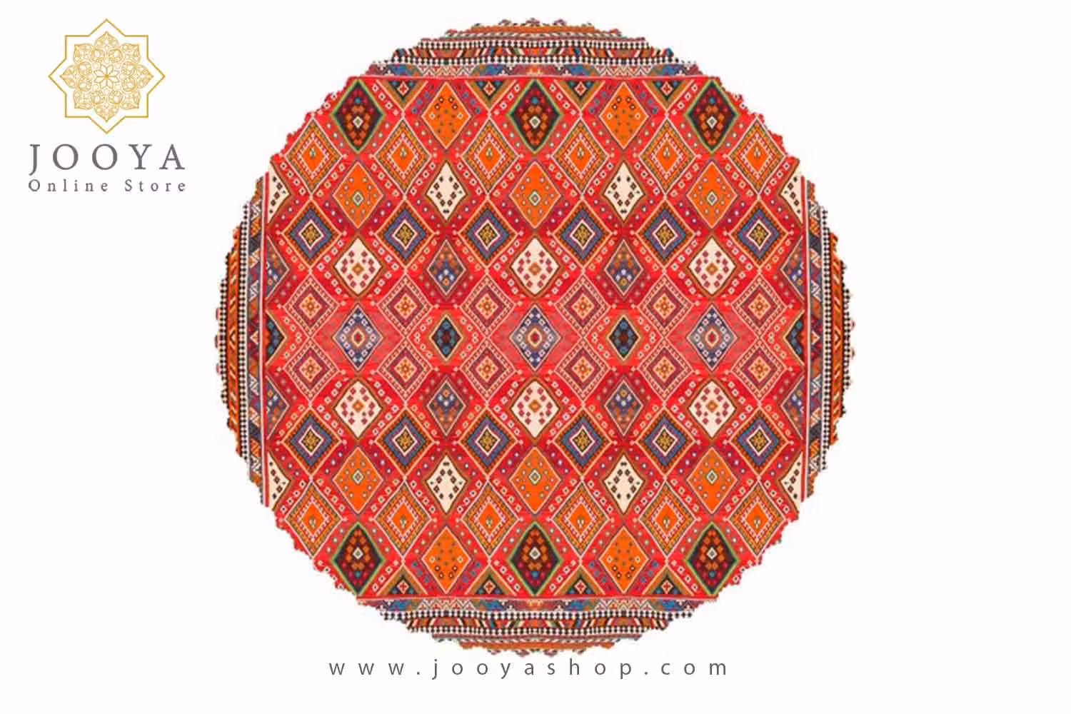 رومیزی مخمل گرد گبه