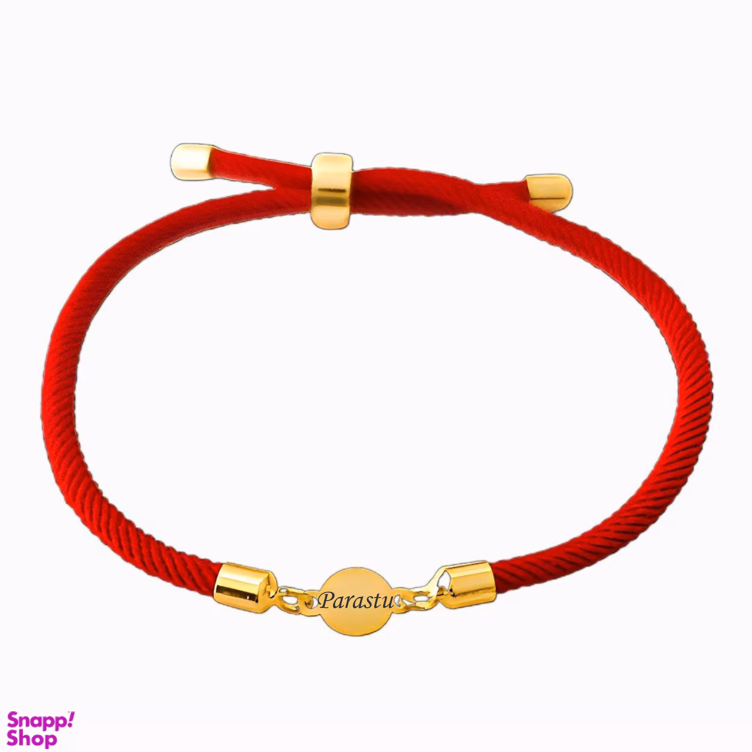 دستبند طلا 18 عیار زنانه لیردا مدل اسم پرستو