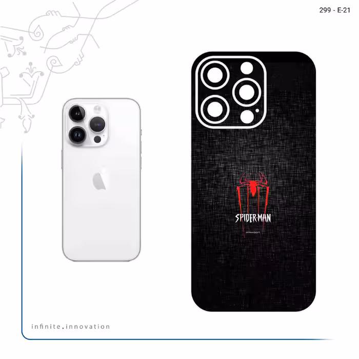 برچسب پوششی ماهوت مدل Spider_Man مناسب برای گوشی موبایل اپل iPhone 14 Pro