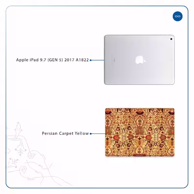 برچسب پوششی ماهوت مدل Iran-Carpet2 مناسب برای تبلت اپل iPad 9.7 (GEN 5) 2017 A1822