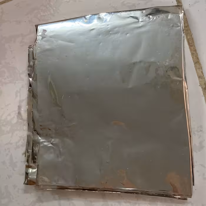 فویل آلومینیم مدل ضخیم SQ.50MIC طول 1 متر بسته 2 عددی