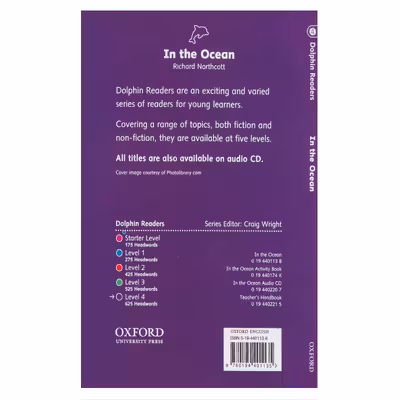 کتاب Dolphin Readers Level 4 In The Ocean اثر Richard Northcott انتشارات الوندپویان