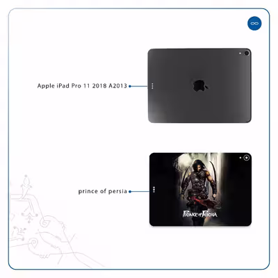 برچسب پوششی ماهوت مدل Prince of Persia مناسب برای تبلت اپل iPad Pro 11 2018 A2013