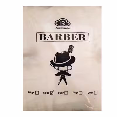 حوله یکبار مصرف رایمن مدل barber سایز 75x40 سانتی متر بسته 100 عددی