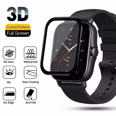 محافظ صفحه نمایش لاین مدل RT007 مناسب برای ساعت هوشمند شیایومی Amazfit GTS 2 بسته سه عددی