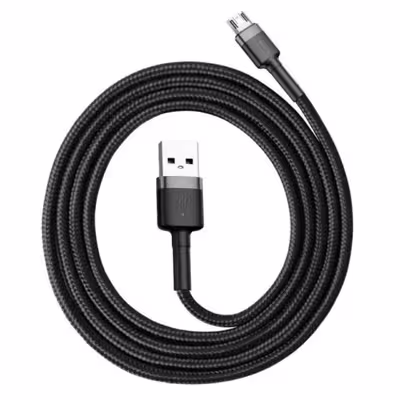 کابل تبدیل USB به microUSB باسئوس مدل CAMKLF-CG1 طول 2 متر