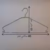 چوب لباسی طرح استیل بسته 6 عددی