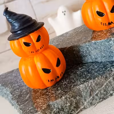 قالب شمع مدل کدو هالوین 2 طبقه