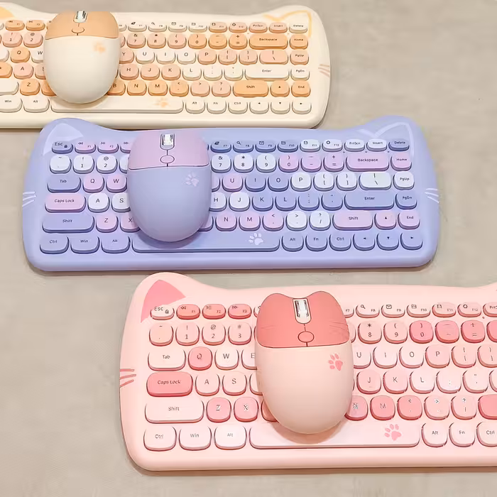 کیبورد و ماوس بیسیم گیزر مدل Meoe Meoe