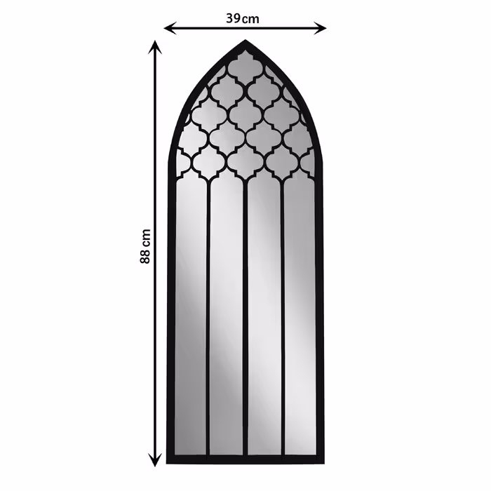 آینه مدل نیم قد طرح شبنم