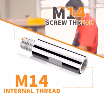 رابط افزایش طول شفت مینی فرز رزوه مدل M14 کد 50mm