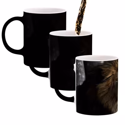 ماگ حرارتی کاکتی طرح شیر مدل mgh16351