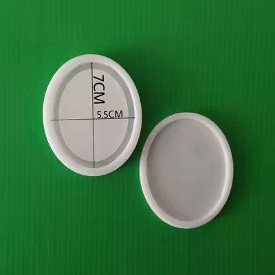 قالب رزین مدل آکواریومی طرح بیضی مجموعه 2 عددی