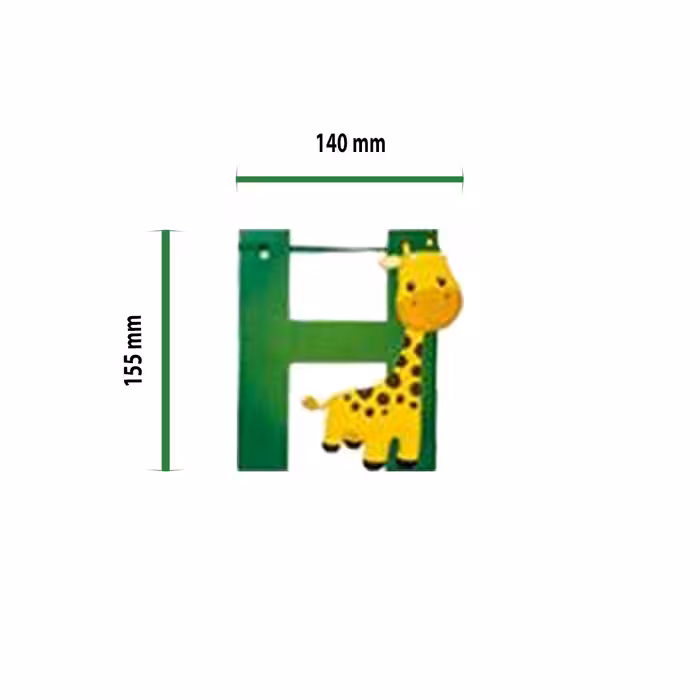 ریسه تولد مدل تولد مبارک طرح حیوانات کد 01