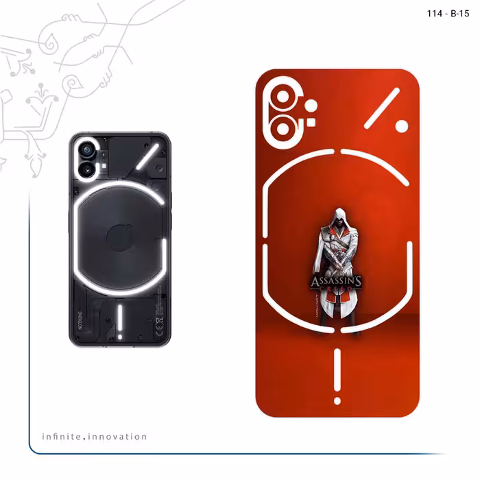 برچسب پوششی ماهوت مدل Assassins_Creed مناسب برای گوشی موبایل ناتینگ Phone 1