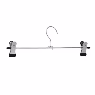 چوب لباسی مدل دو گیره فلزی RNGK30CM بسته 4 عددی 