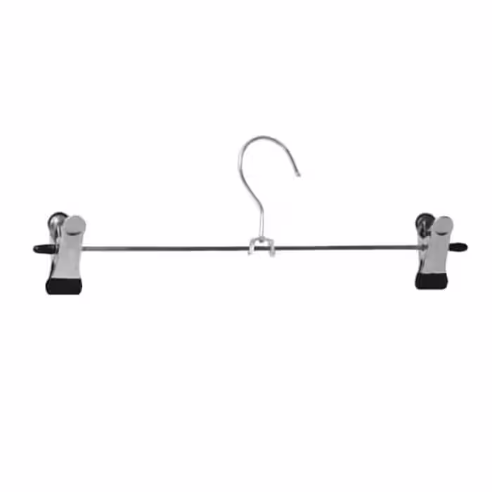 چوب لباسی مدل دو گیره فلزی RNGK30CM بسته 4 عددی 