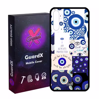 کاور گارد ایکس طرح چشم نظر مدل Glass10430 مناسب برای گوشی موبایل سامسونگ Galaxy A30s/A50/A50s