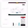 برچسب پوششی ماهوت مدل Blanco-Smoke-Marble مناسب برای تبلت سامسونگ Galaxy Tab A 10.1 2016 T580
