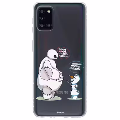 کاور طرح Olaf &amp; Baymax مناسب برای گوشی موبایل سامسونگ Galaxy A31 