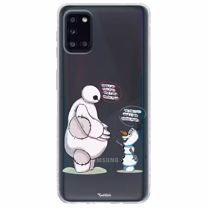 کاور طرح Olaf &amp; Baymax مناسب برای گوشی موبایل سامسونگ Galaxy A31 