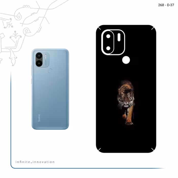 برچسب پوششی ماهوت مدل Wild_Tiger مناسب برای گوشی موبایل شیائومی Redmi A1 Plus