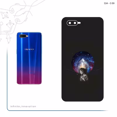 برچسب پوششی ماهوت مدل Collage of surreal Portrait of Women 3 مناسب برای گوشی موبایل اپو K1