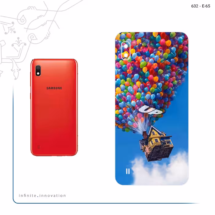 برچسب پوششی ماهوت مدل UP مناسب برای گوشی موبایل سامسونگ Galaxy A10