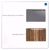 برچسب پوششی ماهوت مدل Light Walnut Wood مناسب برای تبلت سامسونگ Galaxy Tab S6 2019 SM-T860