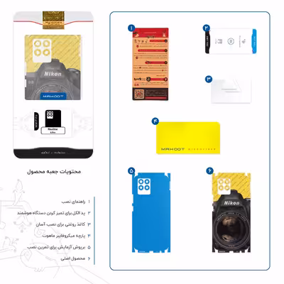 برچسب پوششی ماهوت مدل Nikon-Logo-FullSkin مناسب برای گوشی موبایل ریلمی 8 Pro