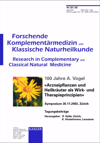 خرید و دانلود نسخه کامل کتاب 100 Jahre A. Vogel - Arzneipflanzen und Heilkrauter als Wirk- und Therapieprinzipien