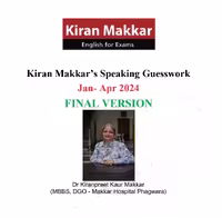 ماکار آیلتس اسپیکینگ | کتاب انگلیسی Makkar IELTS Speaking Guesswork Jan – Apr 2024 Final Version