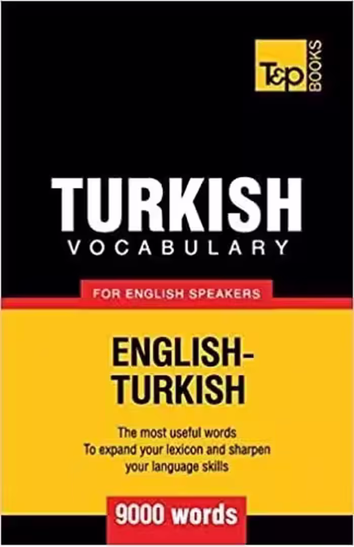 ترکیش وکبیولری فور انگلیش اسپیکرز | کتاب ترکی استانبولی Turkish vocabulary for English speakers
