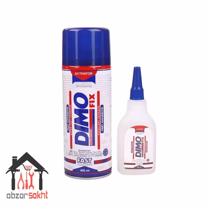 چسب 123 دیمو فیکس آبی 400 میلی لیتر