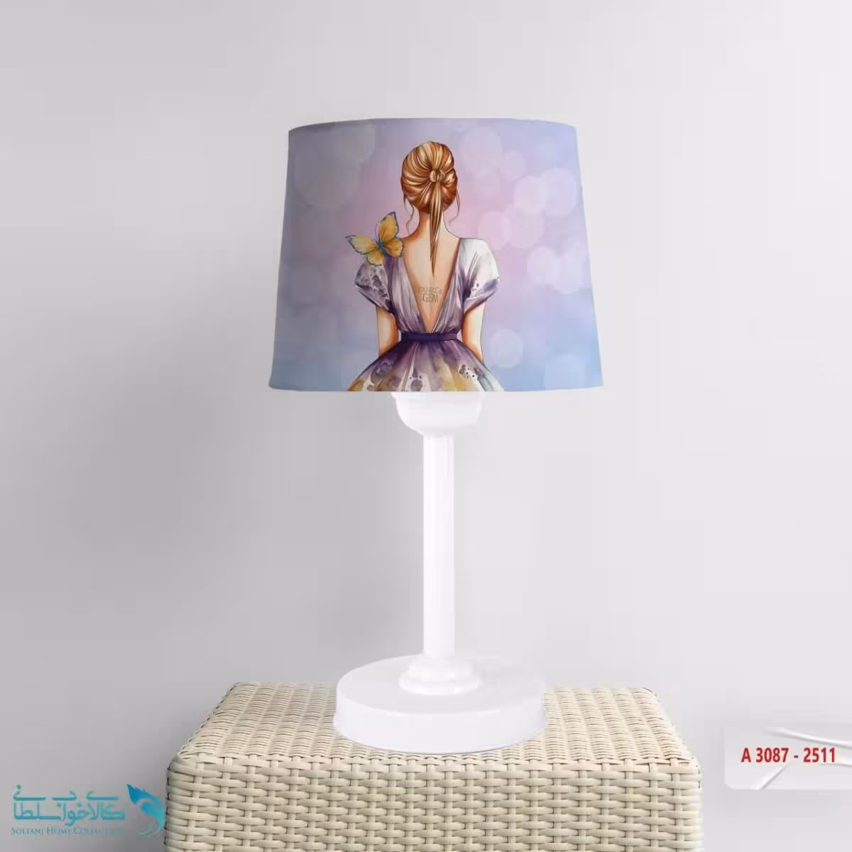 آباژور اتاق کودک طرح دخترک کیوت کد A3087