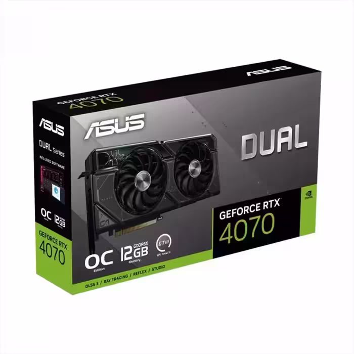 کارت گرافیک مدل RTX-4070 12GB Dual OC Asus ایسوس