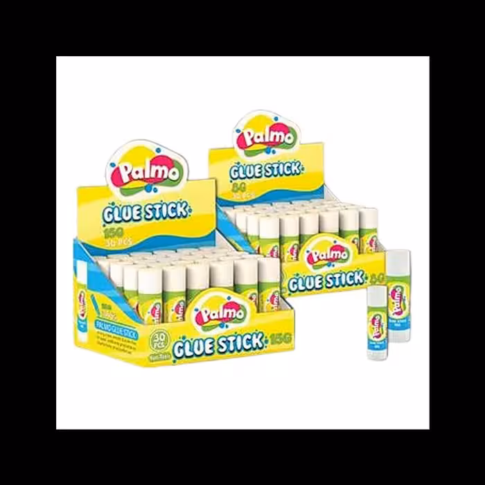 چسب ماتیکی 25 گرمی پالمو بسته  30 عددی 
