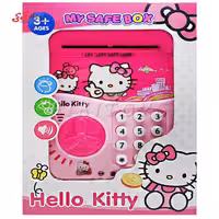 اسباب بازی قلک رمزدار طرح کیتی MY SAFE BOX HELLO KITTY