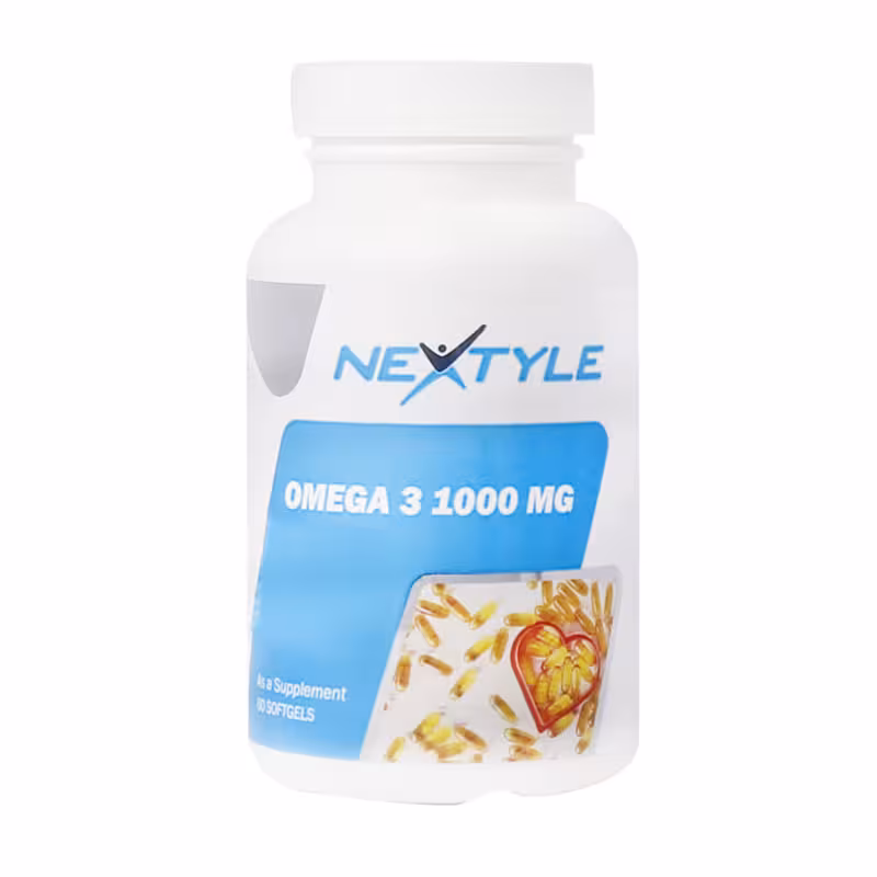 سافت ژل امگا 3 1000 میلی گرم نکستایل 60 عدد | Nextyle Omega 3 1000 mg
