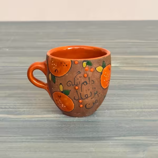 شات اسپرسو دسته دار رنگین گلس طرح هفت