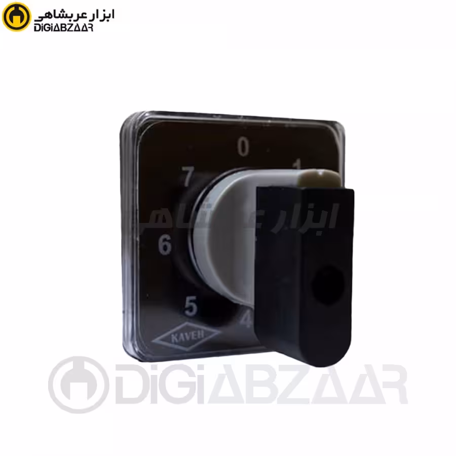 کلید گردان 25CM017 یک پل هفت حالته با صفر کاوه kave