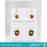 گوشواره طبی طلایی کافل 2 عددی