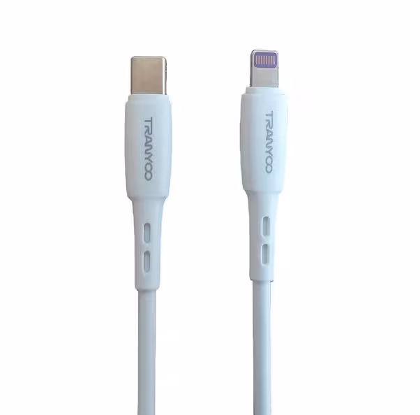 کابل شارژ تبدیل type-c به لایتنینگ ترانیو مدل T-P1 طول 1متر