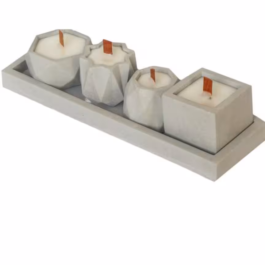 شمع مدل بتنی4عددی