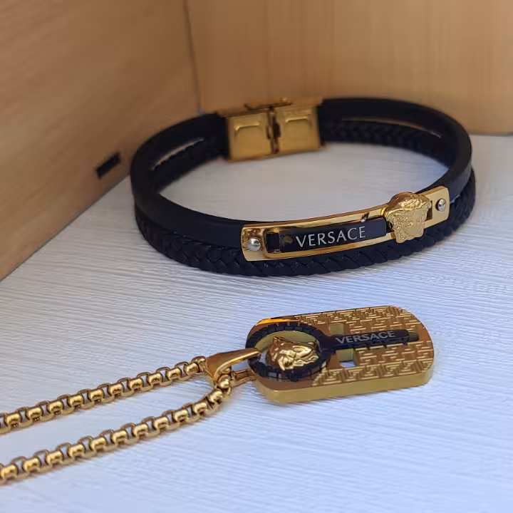 ست دستبند و گردنبند اسپرت ورساچه