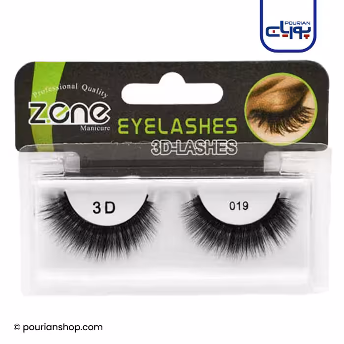 نیم مژه مصنوعی سه بعدی 019 زد وان