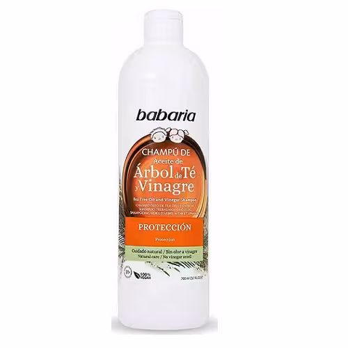 شامپو مو 5 کاره و ضد شپش باباریا حاوی روغن درخت چای و سرکه حجم 700 میل