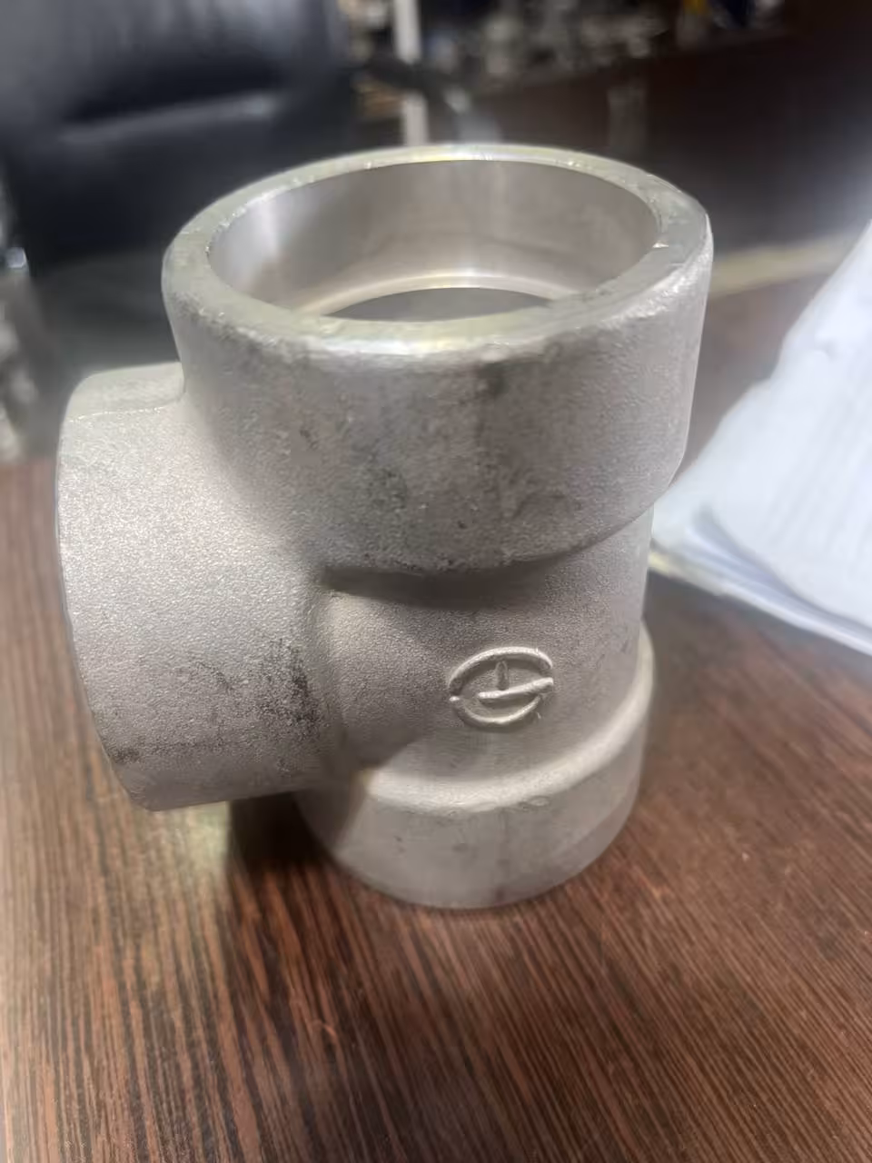 سه راه تبدیلی ساکت ولد سایز 2" به 1"اینج کلاس 3000 از جنس SA182F316