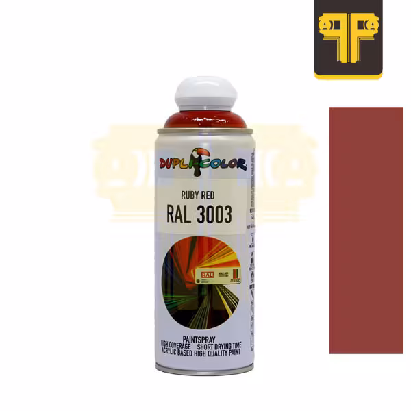 اسپری رنگ قرمز رال دوپلی کالر کد Dupli-Color RAL 3003